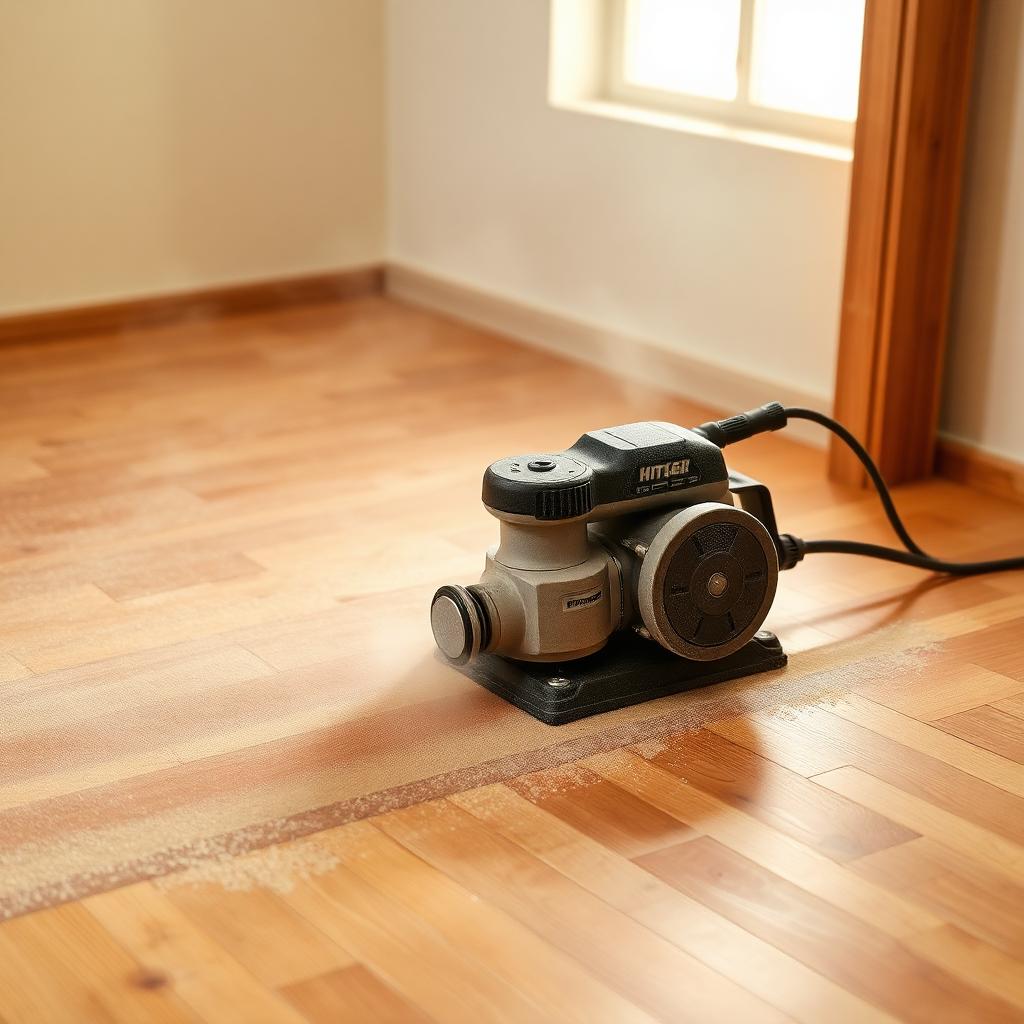 Floor Sanding In Progress